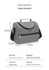 Cationic Oxford Cloth Insulated Lunch Bag - Handheld & Crossbody, Large Capacity for Commuting