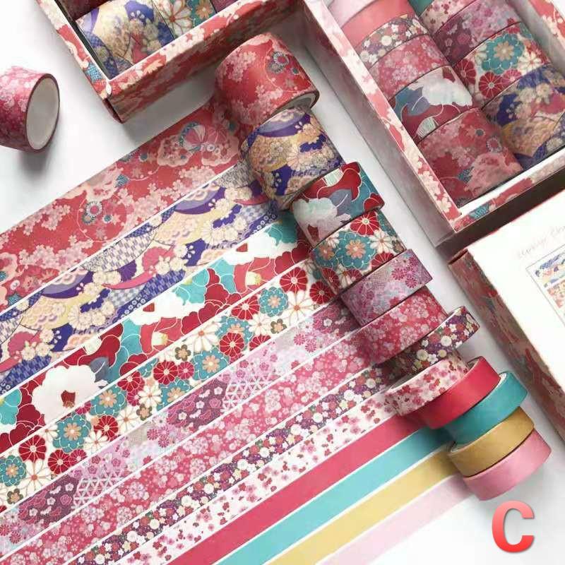 Cheap 12Pcs/set Washi Tape Pure Color Masking Tape Decorative Tape