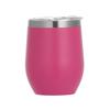 Colors Painted Egg Shape Wine Cooler Coffee Thermos Mug 10oz Stainless Steel Double Wall Wine Vacuum Flask