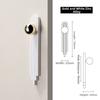 New Light Luxury Wardrobe Cabinet Handle Gold Modern Drawer Handle French Style Minimalist Bedside Table Handle