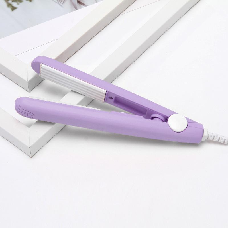 Mini Ceramic Curling Iron Portable Hair Curler Corrugate Wave Dry Wet Use for Long Lasting Fluffy Hairstyle Daily Use