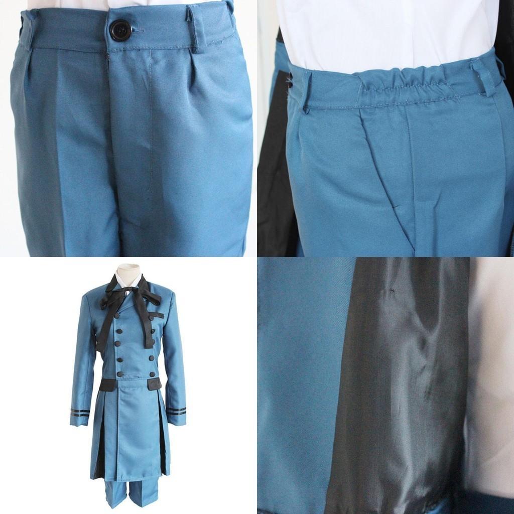 Elegant Black Butler Ciel Phantomhive Cosplay Costume Full Set For Unisex Halloween Events