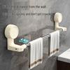 Popular Rotatable Suction Cup Towel & Shoe Rack - No-Drill, Space-Saving Bathroom Storage Solution