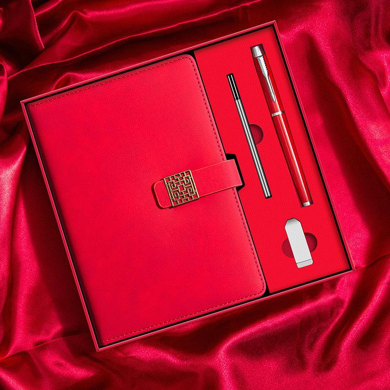 Verdickte Leder-Business-Schnallen-Notizbücher für Konferenzen und Tagebücher