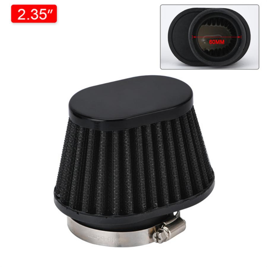 2 Buc Filtru de Aer Motocicletă 2.35" 60mm Universal pentru Motor Mașină Motocicletă Admisie Aer Rece Debit Mare Filtru Conic Cap Ciupercă