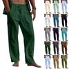 Men's Cotton Linen Trousers Men's Casual Fashionable Cotton Linen Trousers