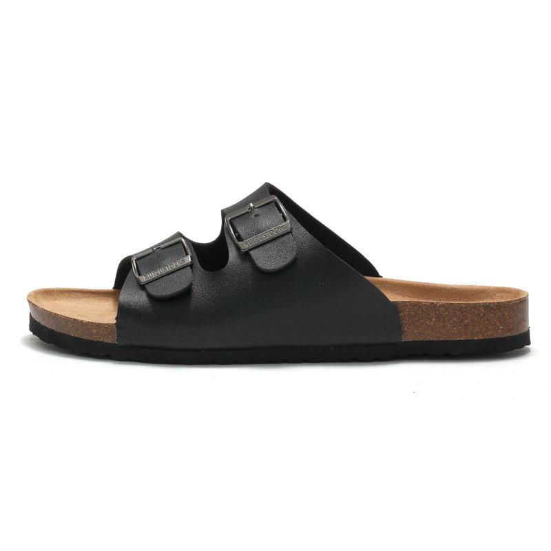 Couple Cork Men's Slippers, Summer Feet Clamping Slippers  Beach Sandals  Korean Edition Trendy Sandals Casual Slippers