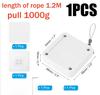 Automatic Door Closer Punch-free 500g-1000g Wire Rope Retractable Automatic Recovery Coil Closing Device Furniture Hardware Tool
