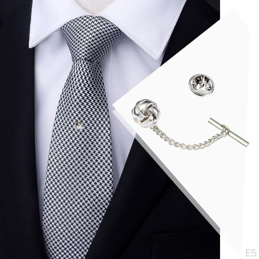 Alloy Mens Tie Tack Pins Brooch Lapel Pin Accessories Fashion Mini Jewelry for Party