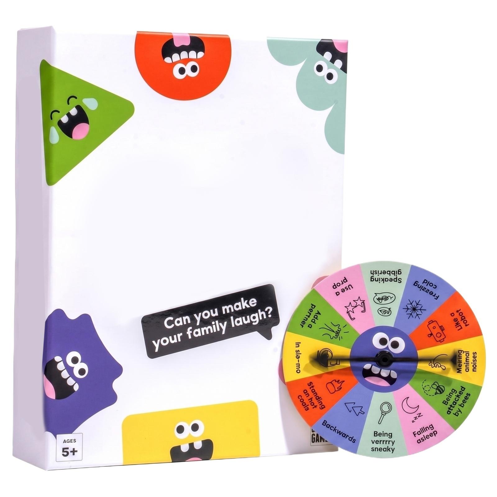 

[Can You Make Your Family Laugh | Don’t Laugh Challenge Card Game For Kids, Teens, And Families | Great For Game Night, Reunions, Vacation | Kids One Size белый