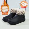 Hot-selling low-tube rain shoes women's fashion water shoes new non-slip rain boots adult warm water boots rubber shoes