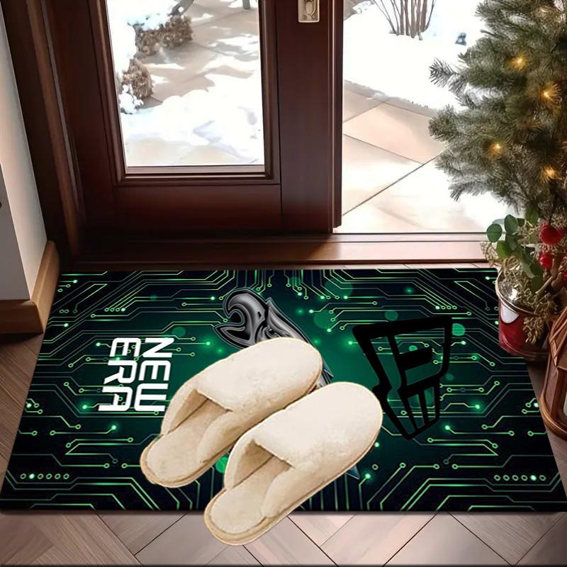 Philadelphia Eagles Nachtspiel Bereichsteppich für Büro, Stuhlunterlage, Dekorteppich Wohnzimmer Matte, Große Größe Fan Geschenke Weihnachtsgeschenke