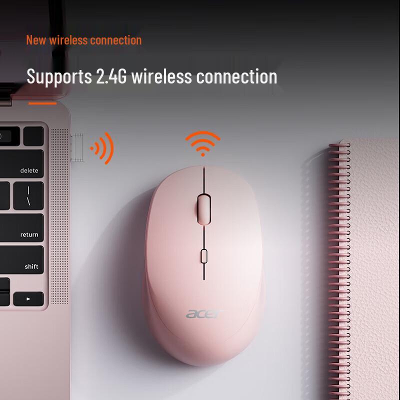 Acer Wireless 2.4GHz Type-C Rechargeable Symmetrical Mouse
