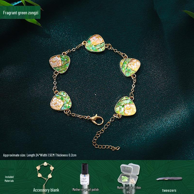 Mother-of-Pearl Hairpin Craft Kit: Brooch & Hairpin Shell Fragments - Perfect Mother’s Day Gift