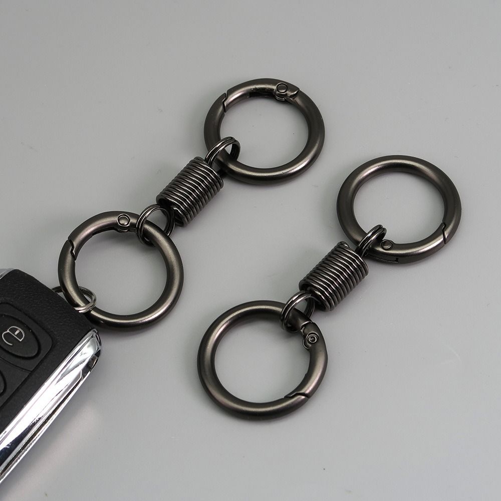 Split Ring Key Ring Double Ring Metal Keychain Ring Creative Key Pendant