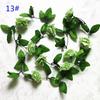 24m Silk Long Rose Fake Flower Ivy Vine Leaf Garland Wedding Party Home Decor