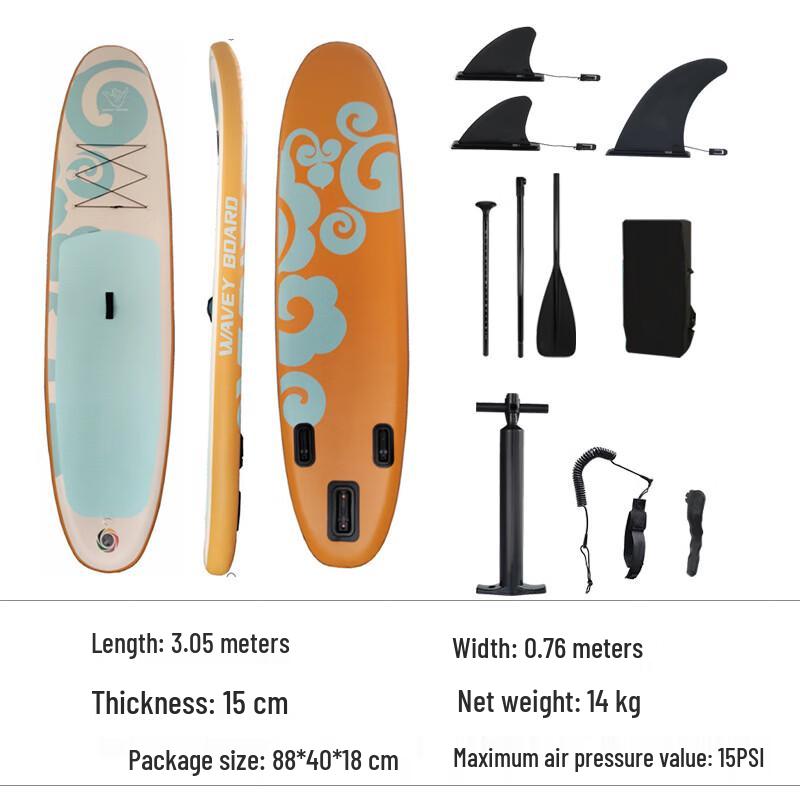 Pu Lian Inflatable Non-slip Surfboard