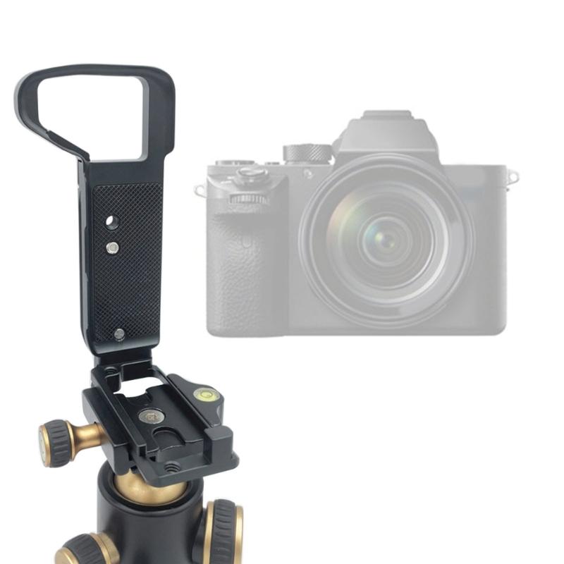 L-Shaped Metal Plate Bracket-Camera L Plate Quick Release Hand Grip for A7r4 A7m4 A7S3 A1 Camera