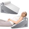 INFANZIA Triangular Cushion, Set of 3, Adjustable Height, Inclined Pillow, Leg Pillow, Side Sleeper, Foldable Lumbar Pillow, Large, High-Resilience We