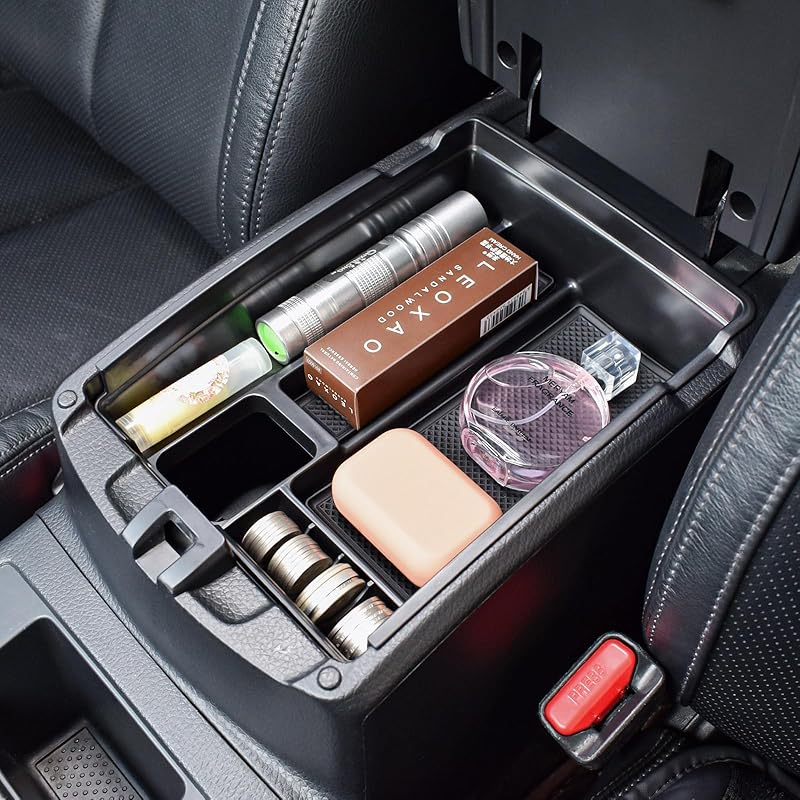 TACORBO Center Console Tray Compatible with Nissan Rogue 2014-2020 and Rogue Sport 2017-2022 Accessories, Armrest Secondary Storage Box, Interior ABS