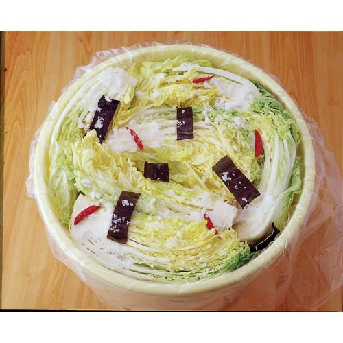 Risu Pickle Barrel, Round, with Press-Fit Lid, Ivory, 5L, NI5 Type, Made in Japan, Sanitation Test Passed