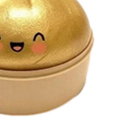 12Pcs Steamed Bun Stress Ball with Steamer Anti-Anxiety Glitter Cartoon Dumpling Squeeze Toy Simulated Dough Ball Fidget Sensory Toy