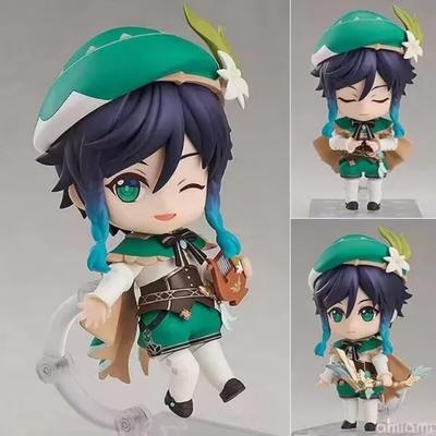 10cm Genshin Impact Anime Figure #1795 Barbatos Pvc Action Figure Eula Klee Paimon Hibana Figurine Collection Model Doll Toys