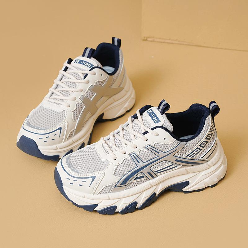 

Summer new ins dad shoes female students height increase street shooting sports running casual shoes 40 синий