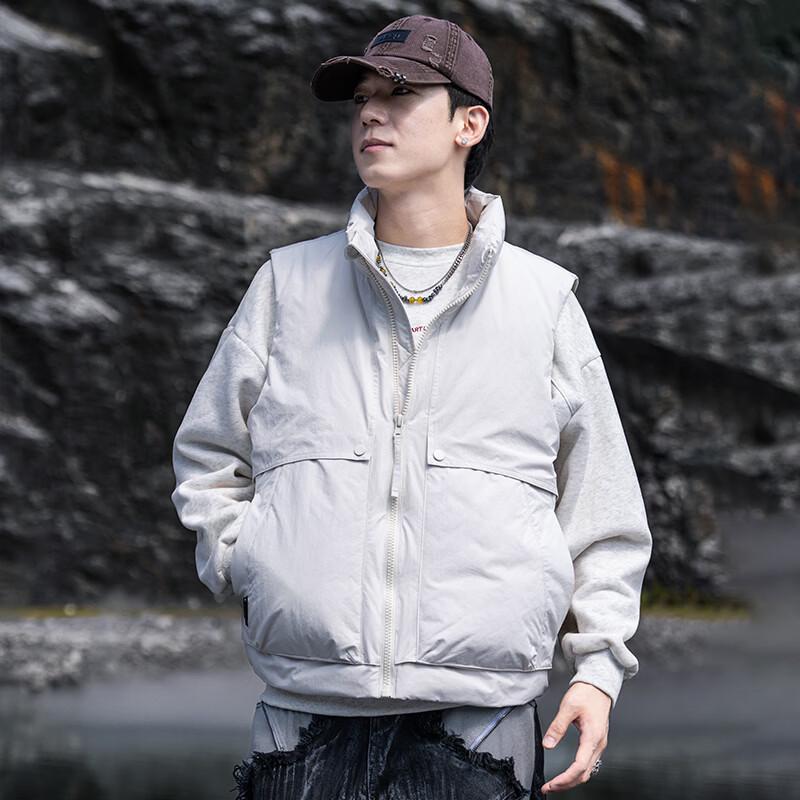 AOGZ90 Unisex Duck Down Winter Padded Vest XL