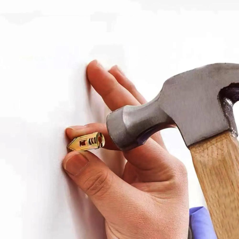 50/100 Pcs Self Drilling Drywall Anchors with Screws Expansion Nail Self-Tappe Screw Kit Heavy Duty Metal Wall Anchors