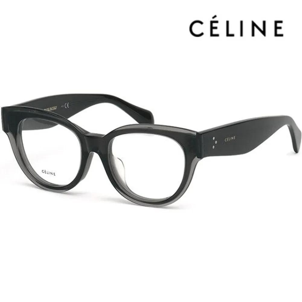 

[Celine] Eyeglass Frame CL50015F 020 Round Transparent Gray Cat-Eye Fashion