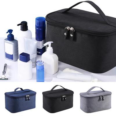 Cosmetic Bag Large Capacity Waterproof Toiletry Bag Portable Travel Makeup Organizer with Double Zipper for Men Women