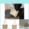 Stylish Urban Chic Large Capacity Woven Tote Bag For Women 2024 Summer Fashion