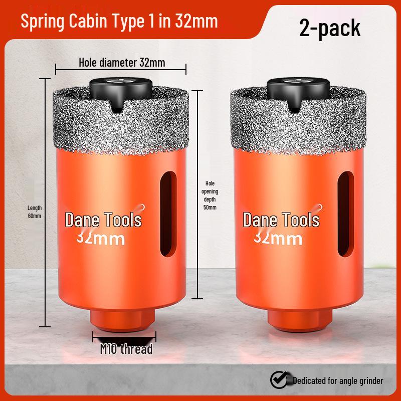 Dane Spring Tile and Stone Hole Enlarging Tool for Dry Cutting