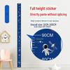Children's Room 2m Self-Adhesive Height Chart Stickers - Cartoon Design for Baby Measurement & Wall Decoration