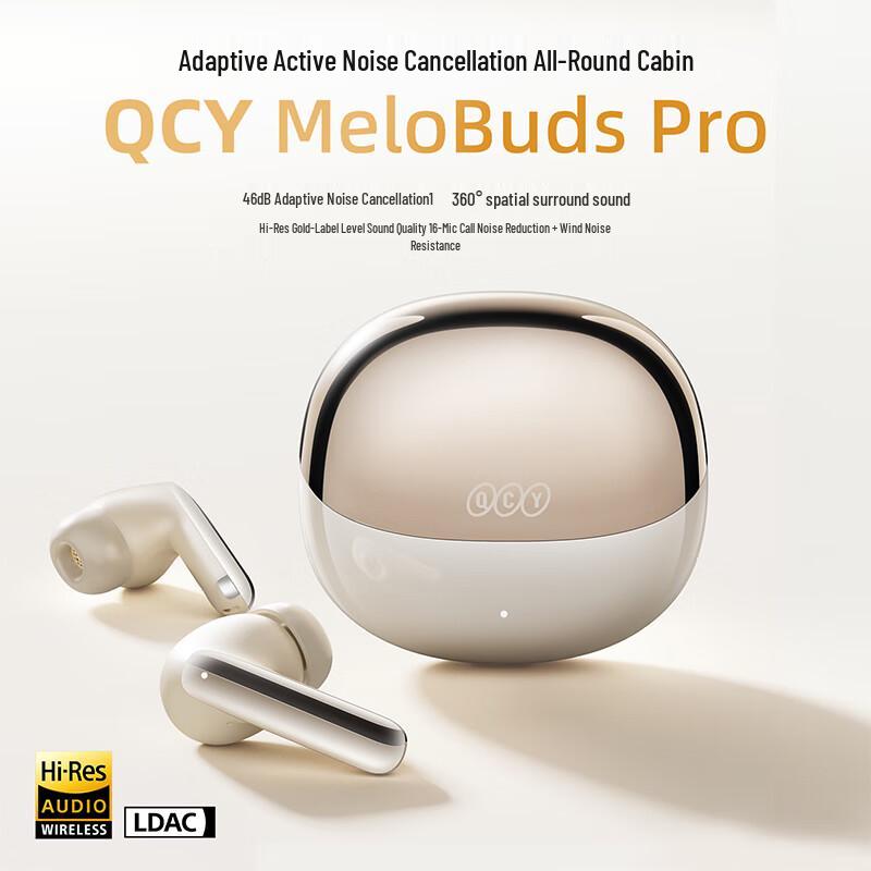 Auriculares Verdaderamente Inalámbricos QCY MeloBuds Pro con Cancelación Activa de Ruido