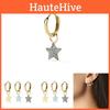 Stylish Copper Star Drop Earrings Set For Women Elegant And Fashionable Jewelry