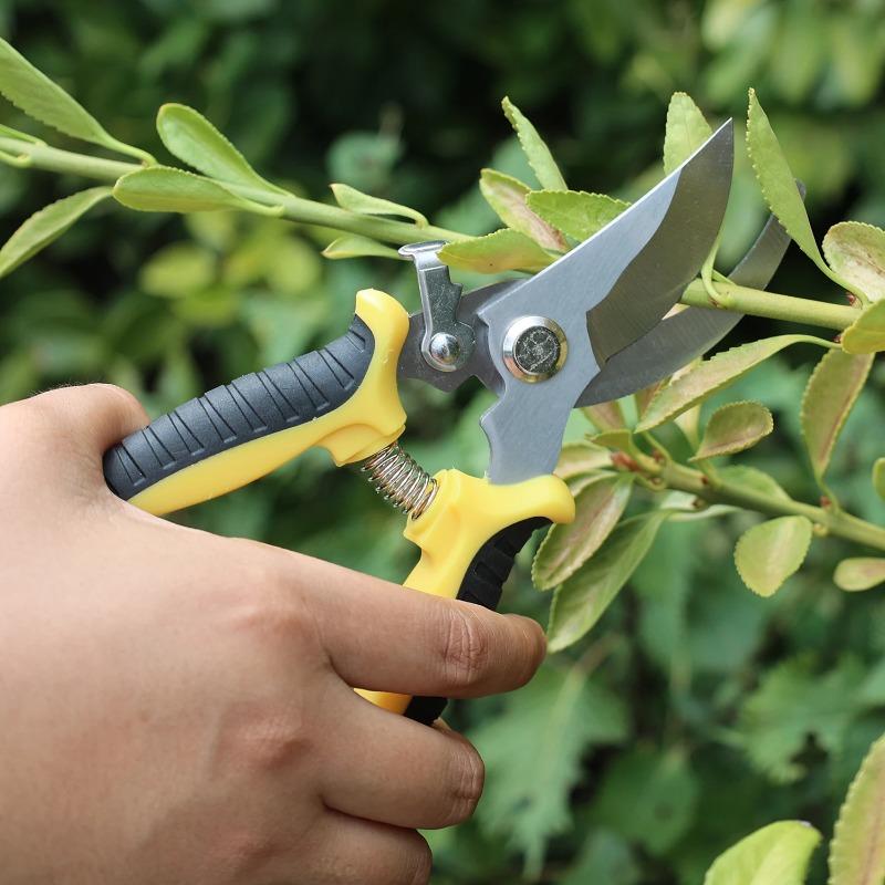 Professional Garden Scissors Stainless Steel Shears Bypass Pruning Tree Thick Branch Trimming Beak Scissors Sharp Hand Pruners