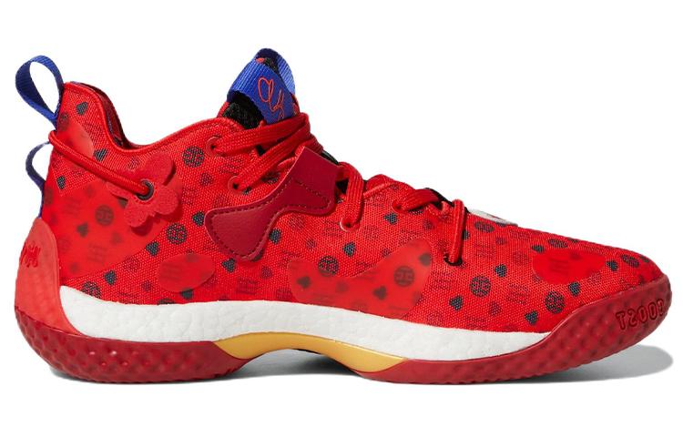Harden Vol. 6 Adidas 'Vivid Red Monogram' HQ3884