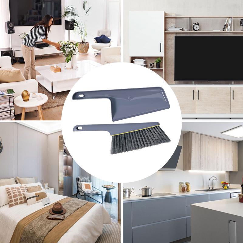 Soft Bristles Dusting Brush Room Bed Dusting Set Multifunctional Bedroom Dust Brush Dustpan Set For Sofa Bed Car Clothes