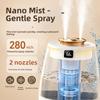 Desktop Tabletop Humidifier Ultra Silent Operation Dual Nozzles Air Diffuser for Bedroom Nursery Living Room