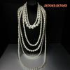 Middle Aged Pearl Necklace Female Actress With Elegant Temperament Small Fragrance Style Retro Six Layer Acrylic Versatile Long Sweater Chain