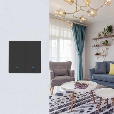 Wi-Fi Smart Switch Lichtschalter Druckknopf-Sprachsteuerung, Fernbedienung, Touch-Steuerung kompatibel