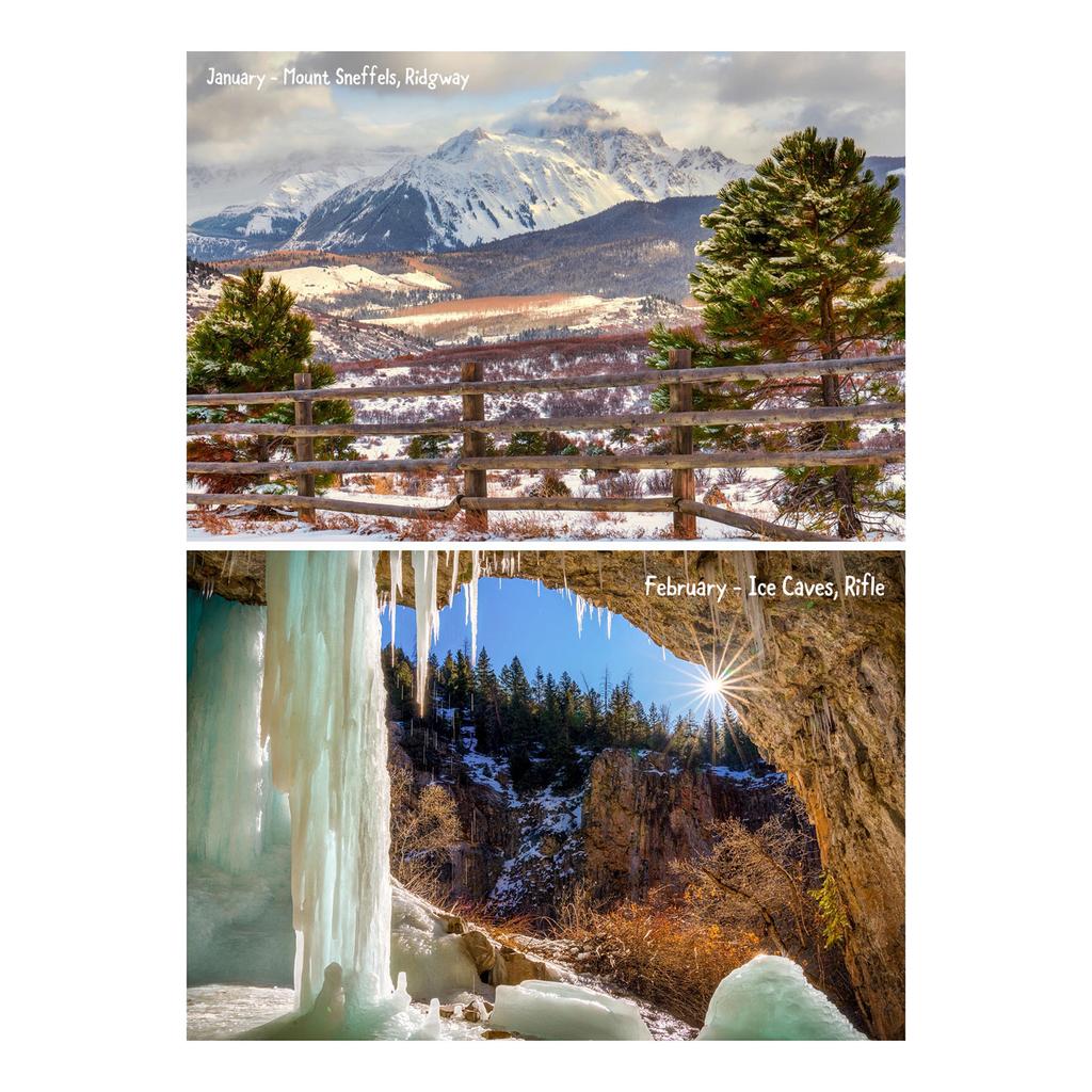 2026 Calendar Beautiful Scenery Gift, Gift For Photography Fans, New Year Gift, Home Wall Decoration Calendar