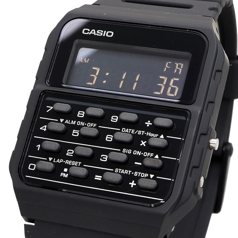 Casio Standard CA-53WF-1B Calculator Watch with Calculator Function (Overseas Model) [Used]