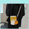 2024 New Street Style Pu Small Bucket Bag For Women Versatile Crossbody Bag With Embroidery Details