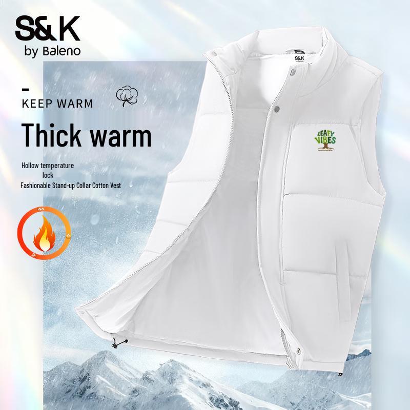 Baleno Men s S&K Stand Collar Padded Vest 3XL