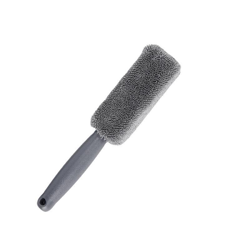 

Щетка из микрофибры с длинной ручкой для чистки шин и колес серый