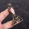 Rhodochrosite Pendant Copper Wire Wrapped Gemstone Pendant Amazing Copper Wire Jewelry Fish Pendant Gift For Mom Handmade Brand New Jewelry
