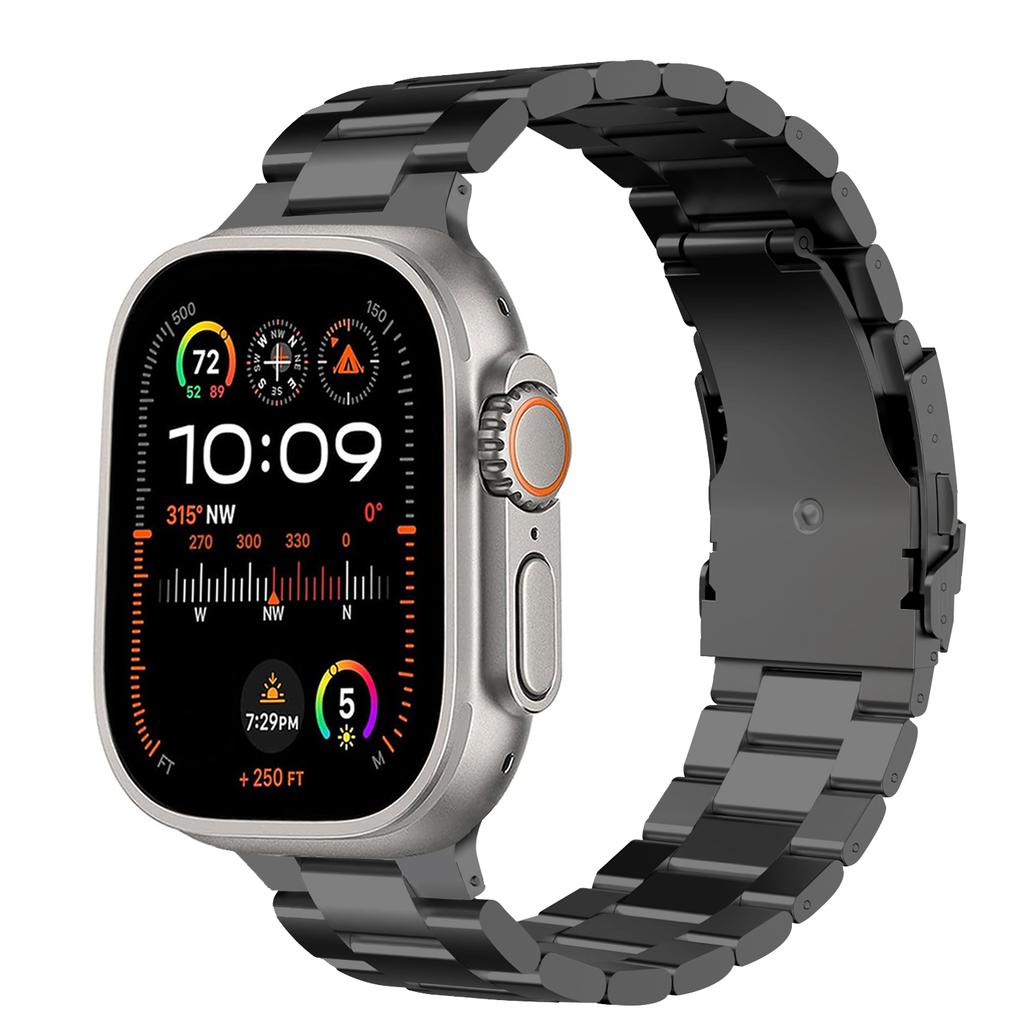 Titanium Bracelet For Apple Watch Ultra 2 49mm 45mm 44mm 42mm Mens Business Band For iWatch Series 9 6 5 4 Se 7 8 Metal Bracelet